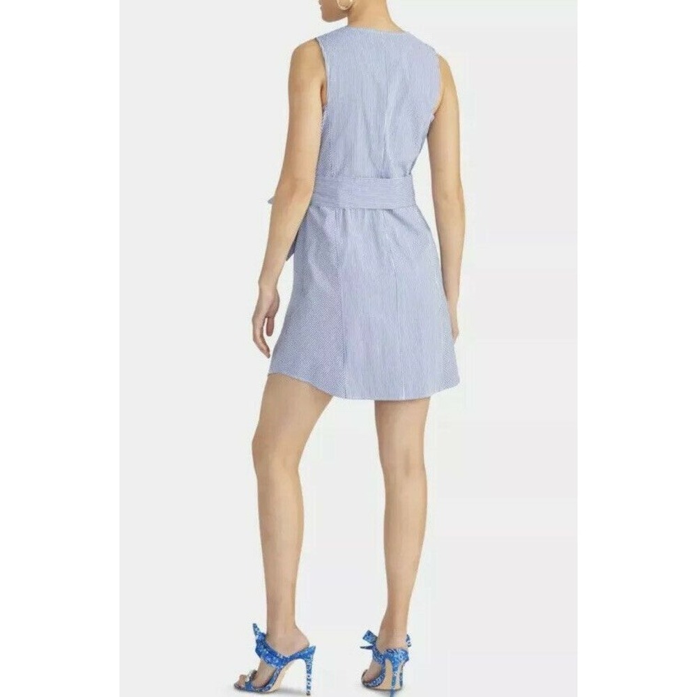 Rachel Roy Women's Sheath Dress‎ Blue Size 14 Sabrina Twist Front